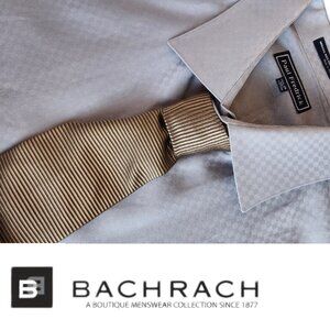 Bachrach Neck Tie Beige 100% Silk